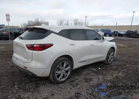 2020 Chevrolet Blazer Awd Premier from USA, damaged, VIN 3GNKBLRS2LS718856